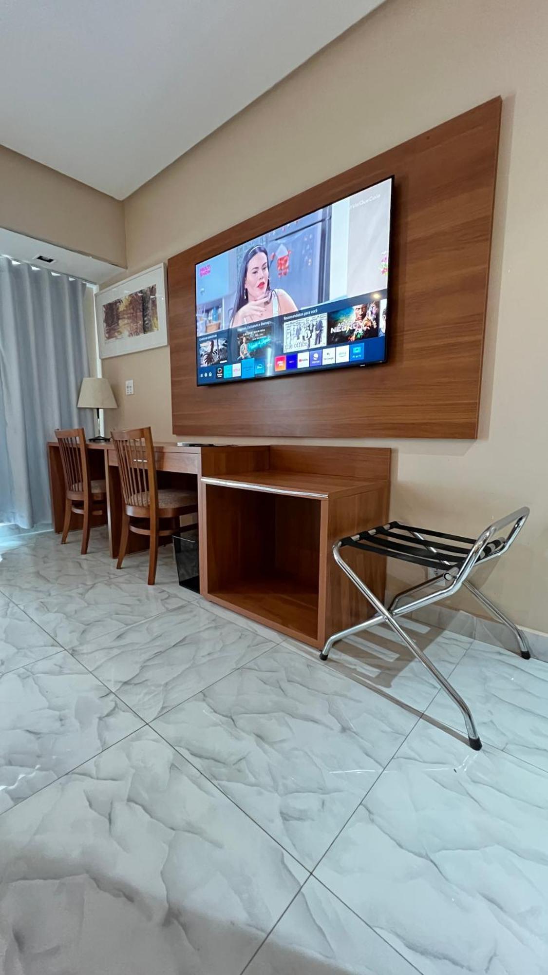 Flat No Condominio Do Edificio Tropical Executive E Residence Com Vista Para O Rio 马瑙斯 外观 照片