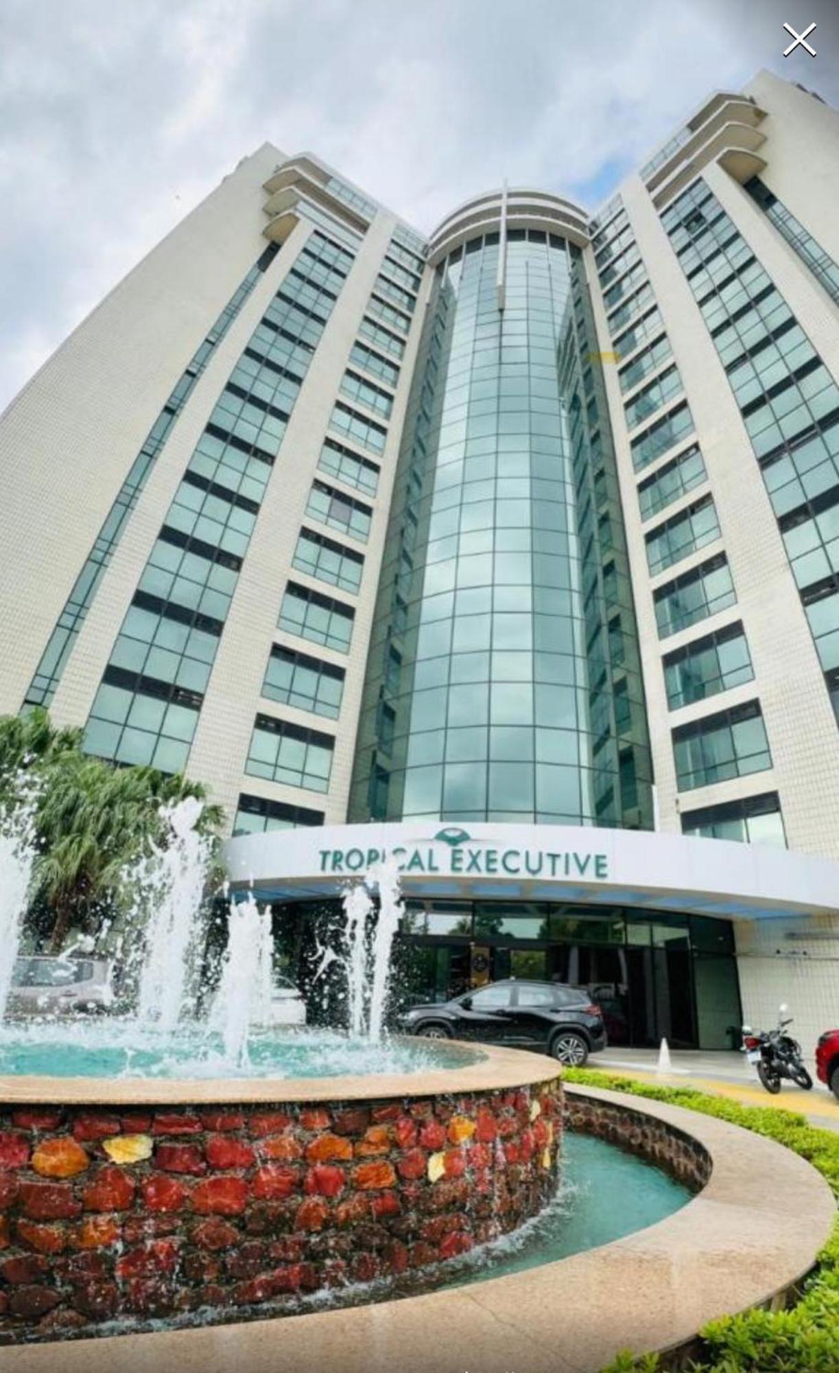 Flat No Condominio Do Edificio Tropical Executive E Residence Com Vista Para O Rio 马瑙斯 外观 照片
