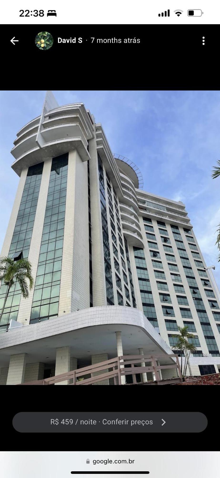 Flat No Condominio Do Edificio Tropical Executive E Residence Com Vista Para O Rio 马瑙斯 外观 照片