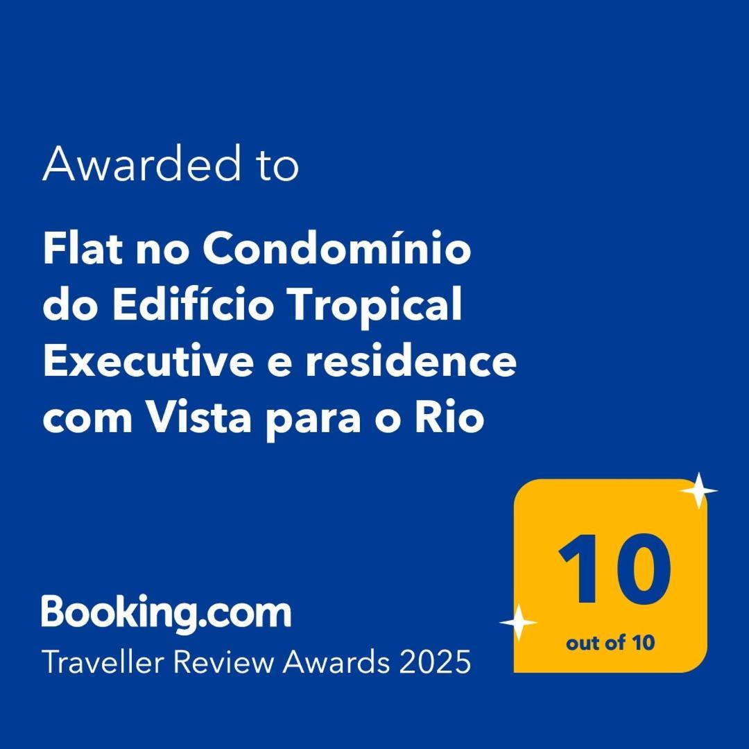 Flat No Condominio Do Edificio Tropical Executive E Residence Com Vista Para O Rio 马瑙斯 外观 照片